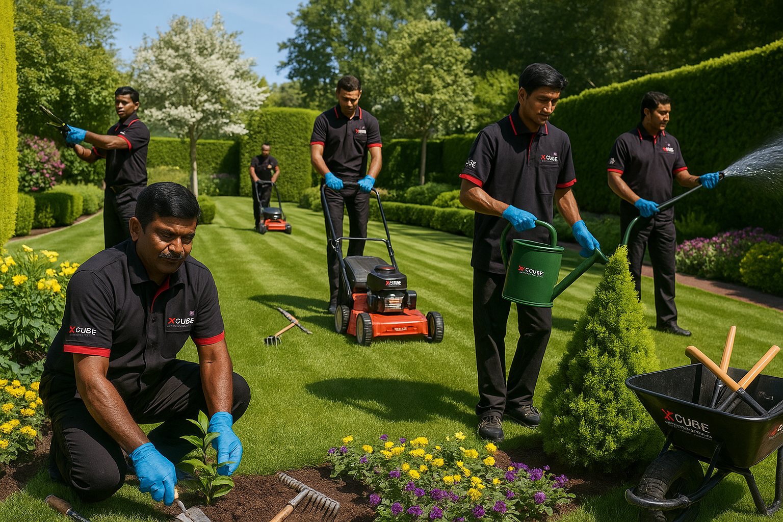 professional gardeners