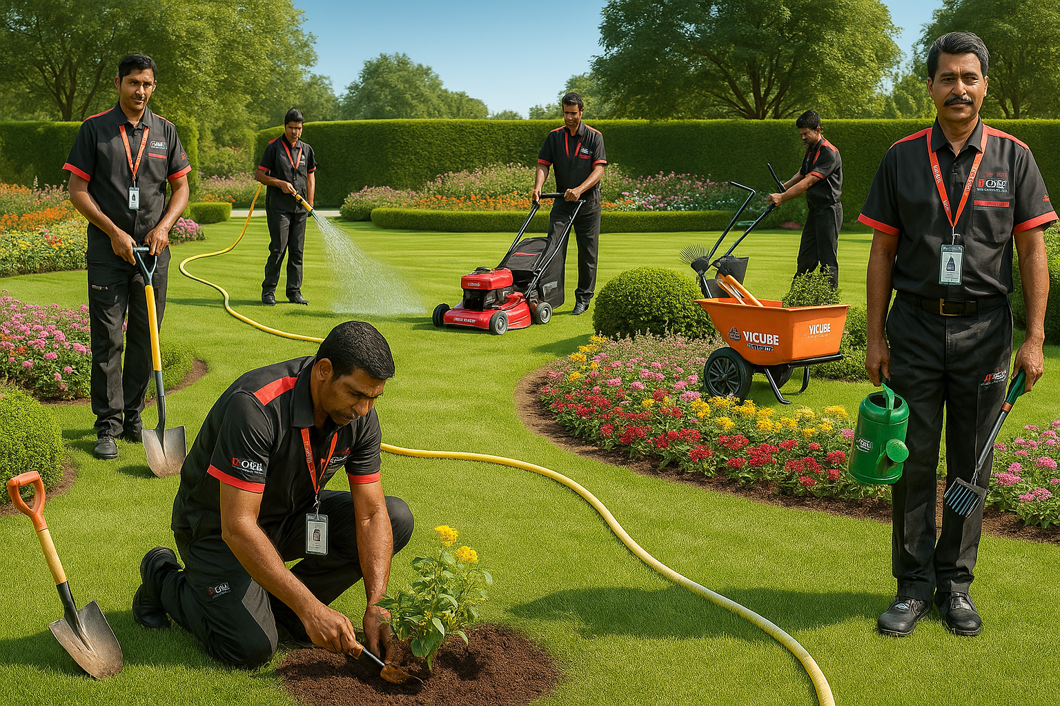 professional gardeners